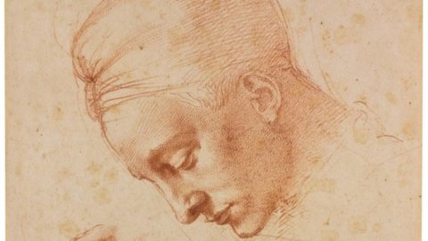 Rom, Michelangelo in einer Ausstellung in den Kapitolinischen Museen zum 450-jährigen Jubiläum