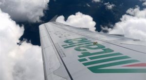 Aereo Alitalia in volo