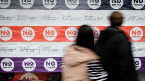 Referendum Scotland: the Nos lead in the latest polls