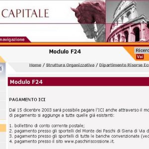 Pour la municipalité de Rome, ICI n'est jamais mort