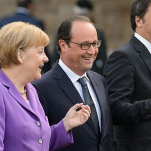 Renzi-Merkel-Hollande: sicurezza, migranti e crescita nella Ue del dopo Brexit