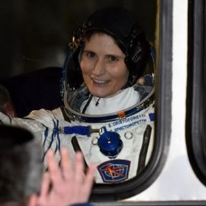 Samantha Cristoforetti, Made in Italy sedang mengorbit