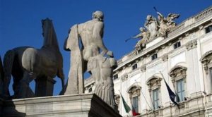 Il palazzo della Corte costituzionale a Roma