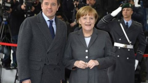 Merkel: finally the reforms in Italy