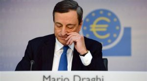 Mario Draghi, presidente della Bce