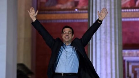 مارکیٹوں پر Tsipras کا اثر لیکن گھبراہٹ کے بغیر: یورو اور ایشیا نیچے لیکن قرض پر کھیل کھلا۔