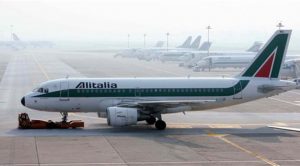 Un aereo Alitalia