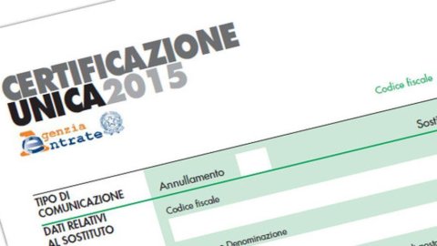 Certificazione unica 2015: addio Cud, ecco cosa cambia