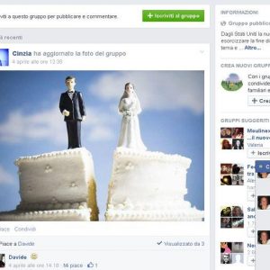 Divórcio, você também pode fazê-lo com o Facebook