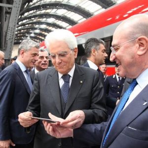 Frecciarossa 1000, il Presidente Mattarella inaugura il treno superveloce