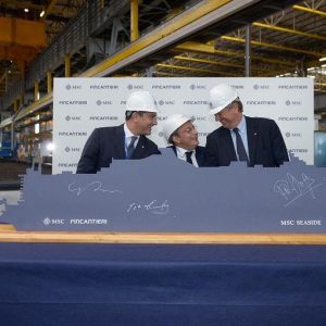 Fincantieri, pekerjaan kapal pesiar MSC baru dimulai