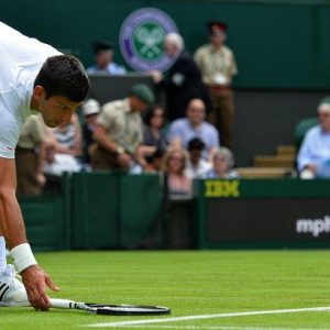 Das Achtelfinale von Wimbledon 2015 läuft