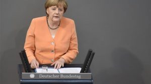 La Cancelliera tedesca Angela Merkel, leader della Cdu