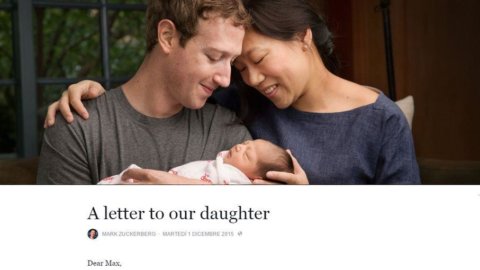 Facebook: Zuckerberg dona il 99% delle sue azioni in beneficenza