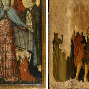 Milano. Piskoposluk Müzesi, Antonio da Fabriano tarafından Madonna della Misericordia'ya ev sahipliği yapmaktadır.