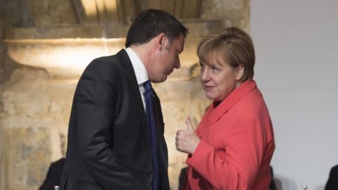 Renzi-Merkel: united on migrants, but not on Eurobonds