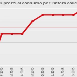 Inflazione rallenta ma cresce su base annua