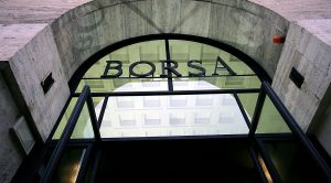 Ingresso della Borsa di Milano