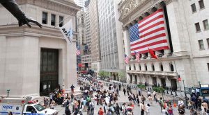 Esterno di Wall Street a New York