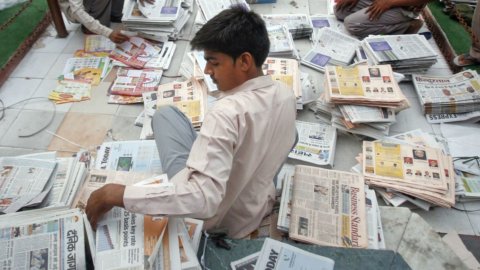 Sorpresa: in India è boom dei giornali cartacei, ecco perché