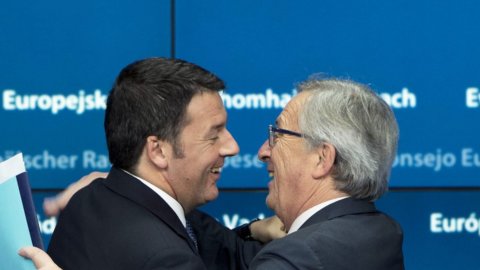 Juncker-Renzi, thaw on flexibility: "Austerity is stupid"