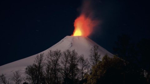 自然史博物館でミラノの火山
