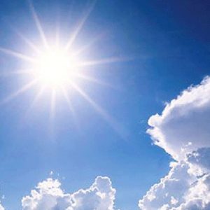 Meteo: bel tempo e meno caldo con Bacco