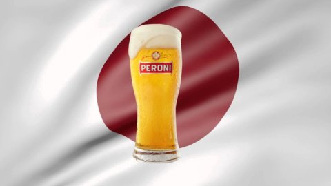 Peroni-Bier wird japanisch