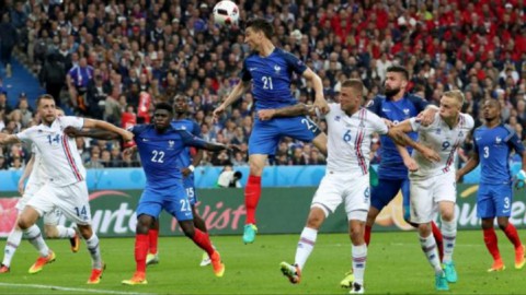 Euro 2016: Islanda senza lieto fine, la Francia dilaga 5-2