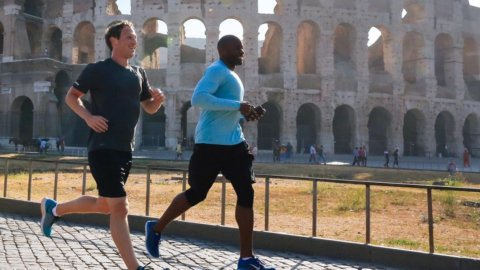 Zuckerberg a Roma: la lezione alla Luiss, gli incontri con Renzi e il Papa