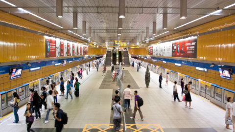 Die Metro von Taipei ist kalabrisch