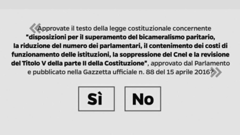 Referendum: naik banding ke Tar. Il Colle: "Kasasi sudah menjawab"