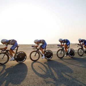 Ciclismo, la prima volta di un mondiale nel deserto