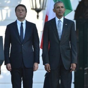 Renzi da Obama con Benigni, Sorrentino, Armani e Bebe Vio