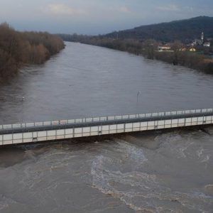 Mau tempo, Isonzo acima do nível de alerta