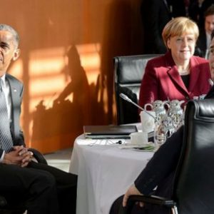 Obama, letzter europäischer Gipfel in Berlin