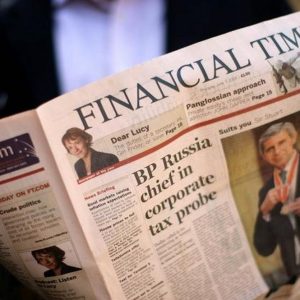 Financial Times、ゼネラルマネージャーが新聞に3万を返す