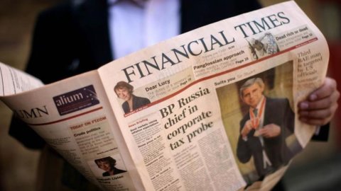 Financial Times, il dg restituisce 3 milioni al giornale