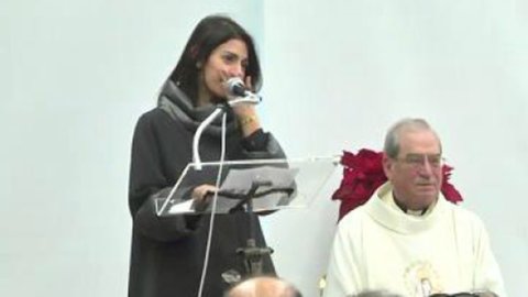 Roma, Raggi în lacrimi la slujba de Crăciun