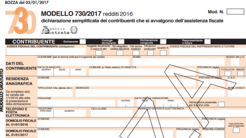 Model 730 2017: the instructions of the Revenue Agency