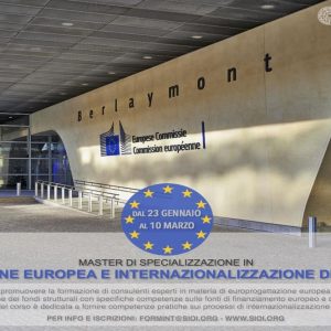 Sioi, Master in progettazione europea: al via la 50°edizione