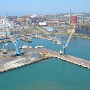 Piombino, die Scheichs von Oman kommen zum Hafen an