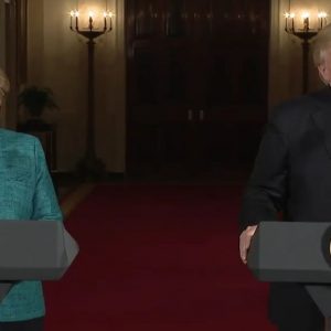 Merkel et Trump : gel dans le face à face