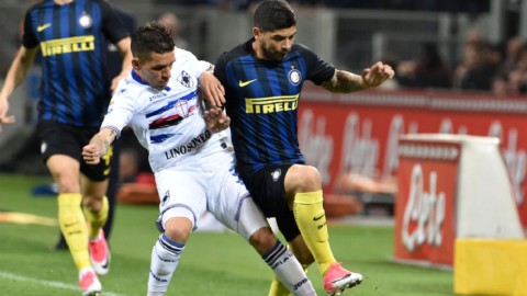 Inter, ko com Sampdoria e adeus Champions