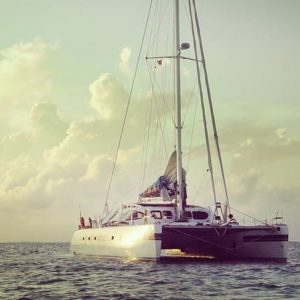 Stella, sur un catamaran de Miami à Trieste pour les droits des handicapés