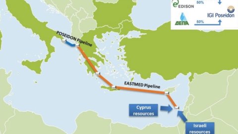 East Med, die Gaspipeline, die vom östlichen Mittelmeer nach Europa führt: ein historisches Abkommen