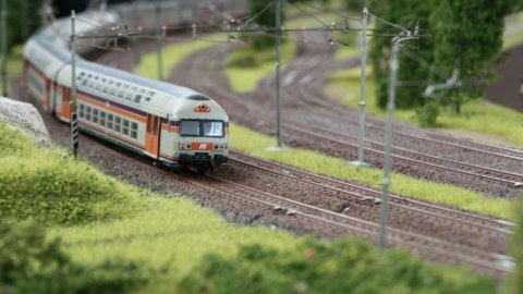 Roma, en Ostiense aquí están los trenes en miniatura