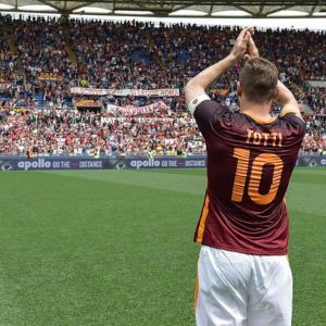 Rome, aujourd'hui c'est le jour de Totti : au revoir à une légende du football