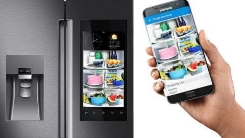 Samsung, der Kühlschrank, der die Einkäufe erledigt, kommt in Italien an
