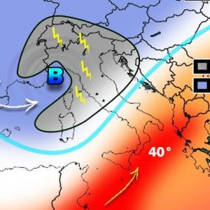 Meteo: pioggia al Nord, ancora caldo altrove